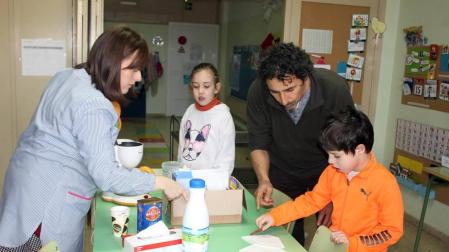 Escolares del colegio Alfonso X el Sabio.