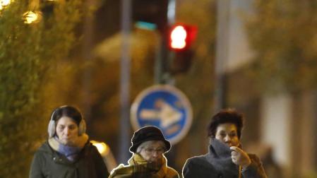 El cierzo motivará que la sensación térmica hoy en Pamplona sea de -5/-10º