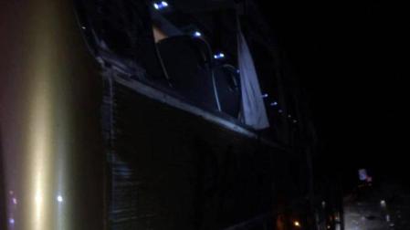 Doce heridos en el accidente entre el autobús y un camión en Villagordo (Valencia)