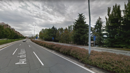 Involucrados cuatro vehículos en una colisión en la avenida de Navarra de Pamplona