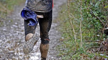 Lluvia, barro, nieve... En ninguna edición de la Galar Trail ha faltado alguno de esos ingredientes.