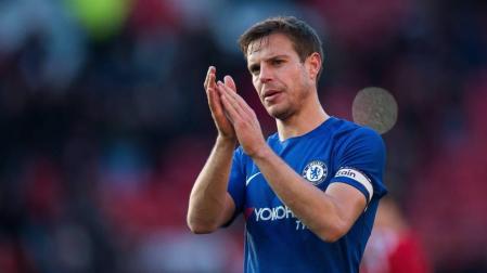 Once años del debut de César Azpilicueta en Osasuna