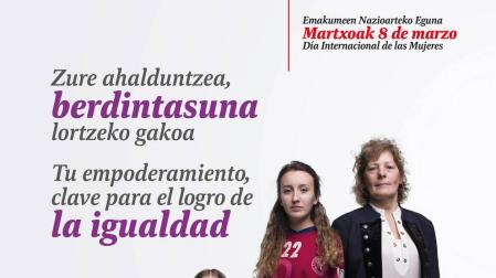 Campaña del Gobierno foral a favor del empoderamiento de las mujeres