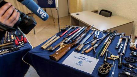 Intervenidas en Navarra más de 600 armas prohibidas