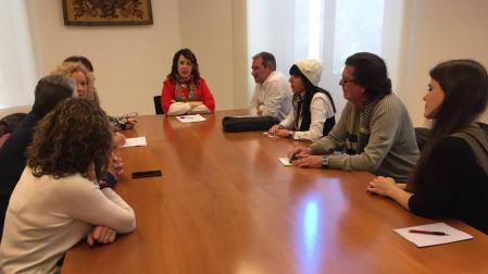 La Coordinadora en defensa de las pensiones pide el apoyo del Parlamento de Navarra