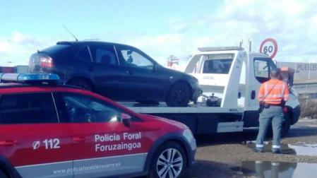 Inmovilizado un gruista y el conductor de reserva por dar positivo en drogas en Tudela