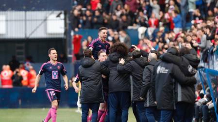 Un golazo de Fran Mérida da los puntos a Osasuna ante rival directo