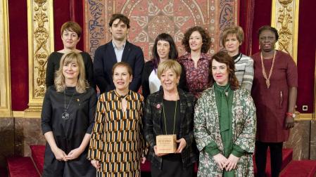 Blanca Fernández recibe el Premio Berdinna por su compromiso con la igualdad