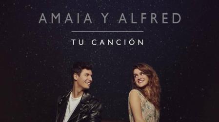 Portada del single de "Tu canción",de Amaia y Alfred para Eurovisión 2018.