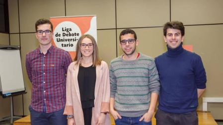 Ganadores de la Liga de Debate Universitario de la UPNA