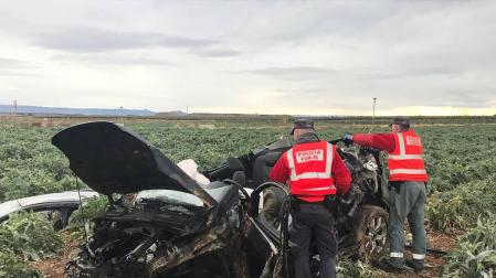 Herido grave un vecino de Ablitas en un accidente de tráfico