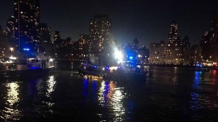 Dos muertos y tres heridos al estrellarse un helicóptero en Nueva York