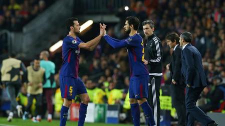 Busquets, tres semanas de baja por una fractura en un dedo del pie