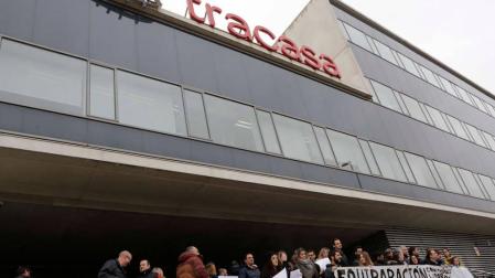 La plantilla de Tracasa reclama más conciliación y mejor sueldo