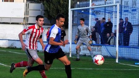 Discutido triunfo del Barakaldo en Tafalla contra la Peña Sport