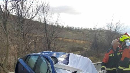 Muere un vecino de Ansoáin de 46 años al chocar en Valverde (La Rioja)