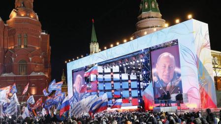 Putin proclama su victoria en las elecciones presidenciales
