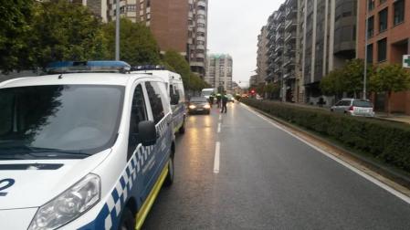 Un hombre da positivo conduciendo el coche de una persona muerta en Pamplona