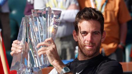 Juan Martín Del Potro, campeón en Indian Wells por primera vez