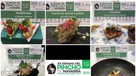 Ya se conocen los 8 finalistas de la Semana del Pincho de Navarra 2018