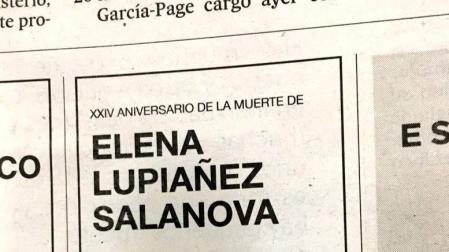 El viudo que escribe una cariñosa esquela a su mujer desde hace 24 años