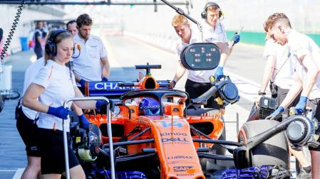 Alonso: "Perdimos tiempo en la primera sesión y lo recuperamos en la segunda"