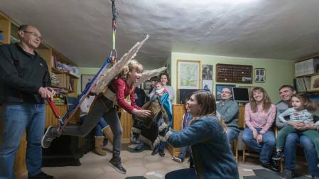 El Ángel de Tudela vuela en su último ensayo