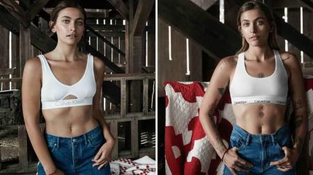 Calvin Klein elimina los tatuajes de Paris Jackson en una campaña publicitaria