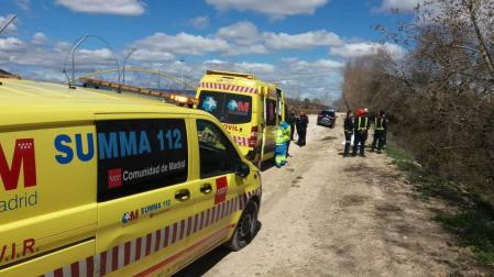 Muere un hombre al caer con su caballo al río Jarama y ser arrastrados por la corriente