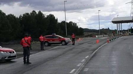Dos conductores denunciados en Marcilla por dorgas en el mismo control
