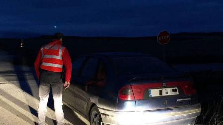 Inmovilizado en Falces un conductor sin carné por dar positivo en todas las drogas
