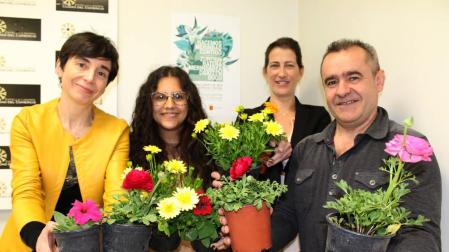 La primavera regresa al comercio de Estella con su campaña floral