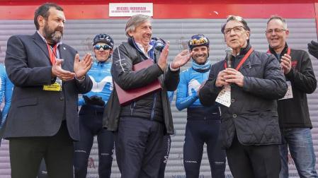 Homenaje a José Miguel Echávarri por una vida dedicada al ciclismo