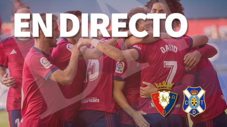 Osasuna-Tenerife, en directo.