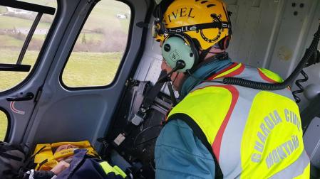 Rescatado un montañero tras sufrir una caída en San Donato