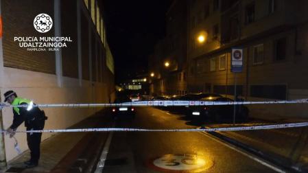 Dos heridos por arma blanca en una pelea en la Travesía Monjardín de Pamplona