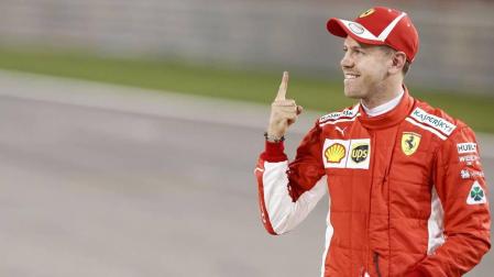 Vettel lidera la primera línea de Ferrari en Baréin