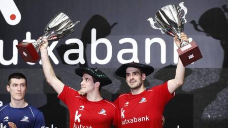 Los navarros Ezkurdia y Zabaleta arrollan a Elezkano-Rezusta y logran la 'txapela' del Parejas