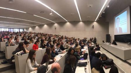 Primeras reflexiones de Iñaki Gabilondo sobre Periodismo en Pamplona