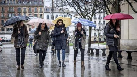 Miércoles y jueves con temporal de lluvia en Navarra