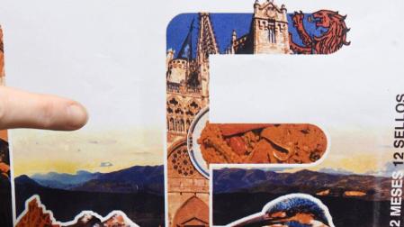 El sello de Correos dedicado a León en el que aparece por error la catedral de Burgos
