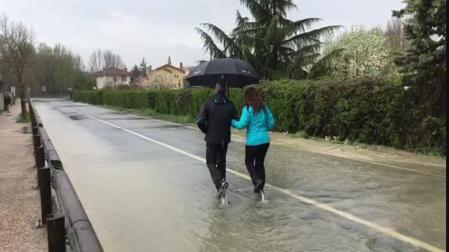 El desbordamiento de los ríos ha afectado a Villava y Huarte