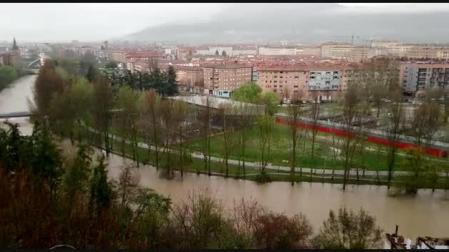 Así están las inmediaciones de los Corralillos tras las lluvias