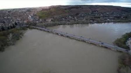 Crecida del Ebro en Tudela