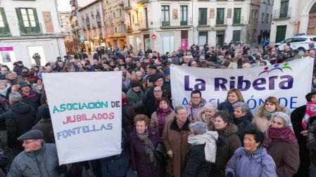 Tudela y Pamplona se han sumado a otras manifestaciones que ha habido en el resto del país para reclamar pensiones dignas.