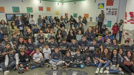 La robótica más divertida mide a escolares navarros en Estella