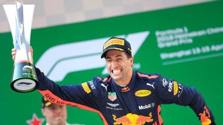 El Red Bull de Ricciardo se proclama campeón del Gran Premio de China