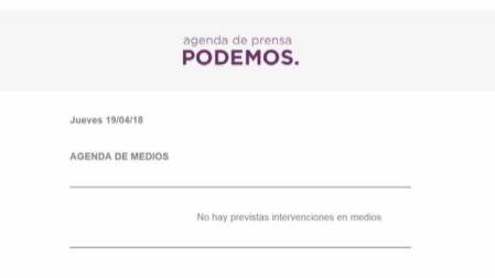 Silencio en Podemos tras la crisis abierta