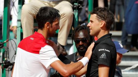 Thiem derrota a Djokovic en Montecarlo y espera a Nadal