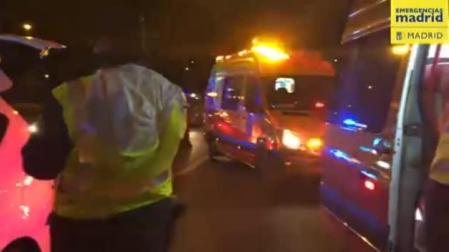 Un hombre de 31 años muere atropellado por un taxi en la M40 de Madrid